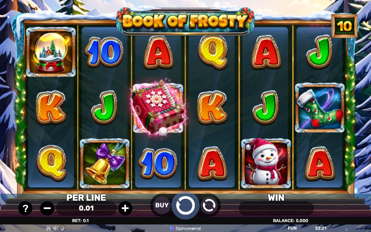 The base game — Book of Frosty