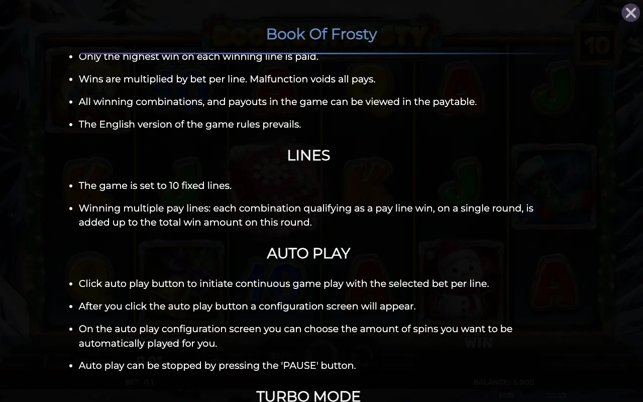Lines — Book of Frosty