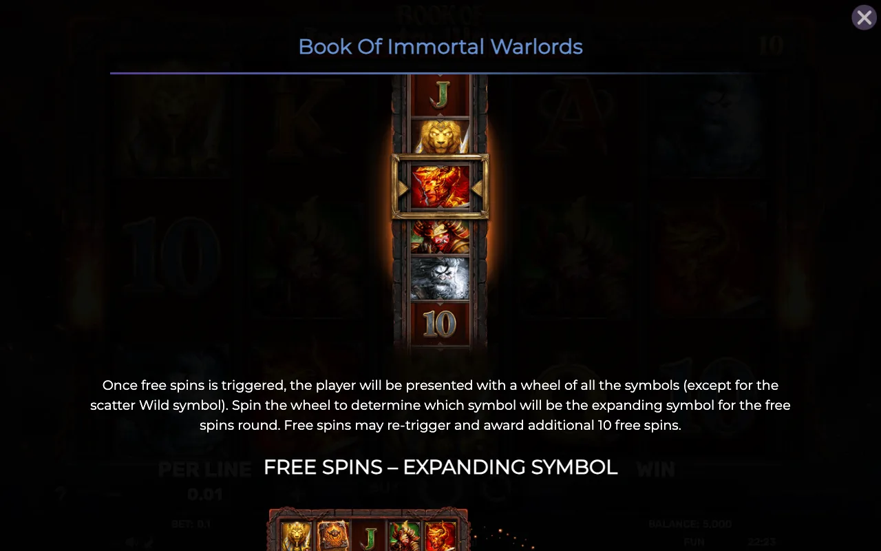 Game rules, page 2 — Book of Immortal Warlords