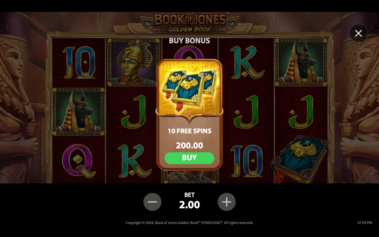 Buying the feature — Book of Jones Golden Book