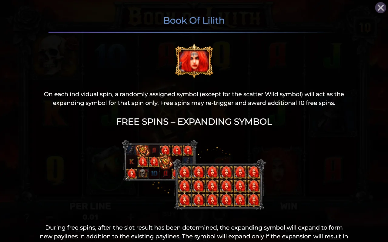 Game rules, page 2 — Book of Lilith