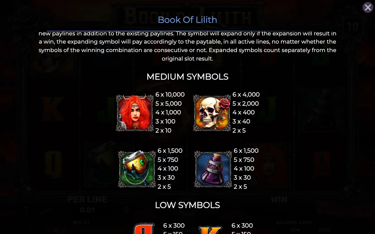 Medium symbols — Book of Lilith