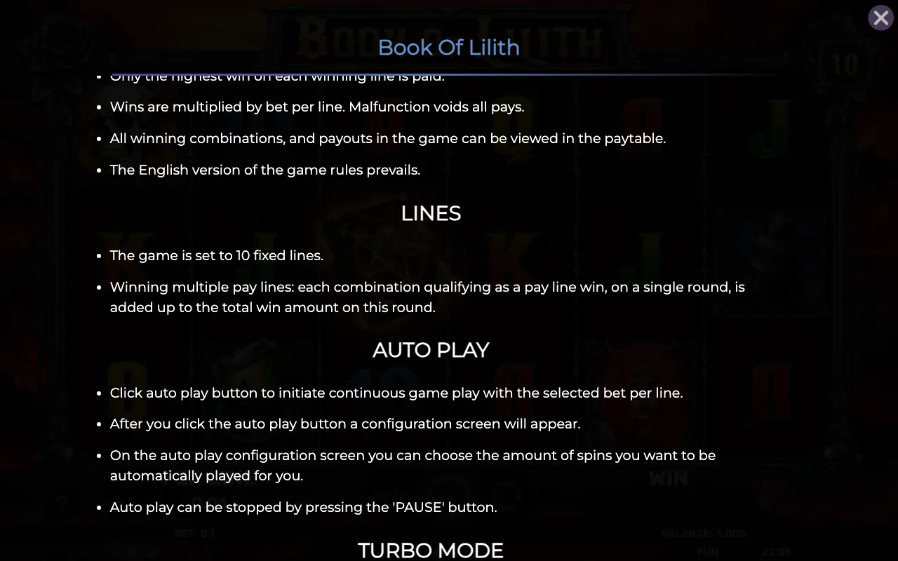 Lines — Book of Lilith