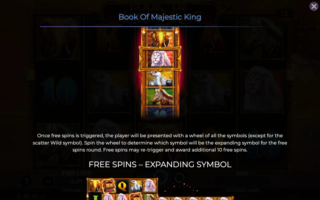 Game rules, page 2 — Book of Majestic King