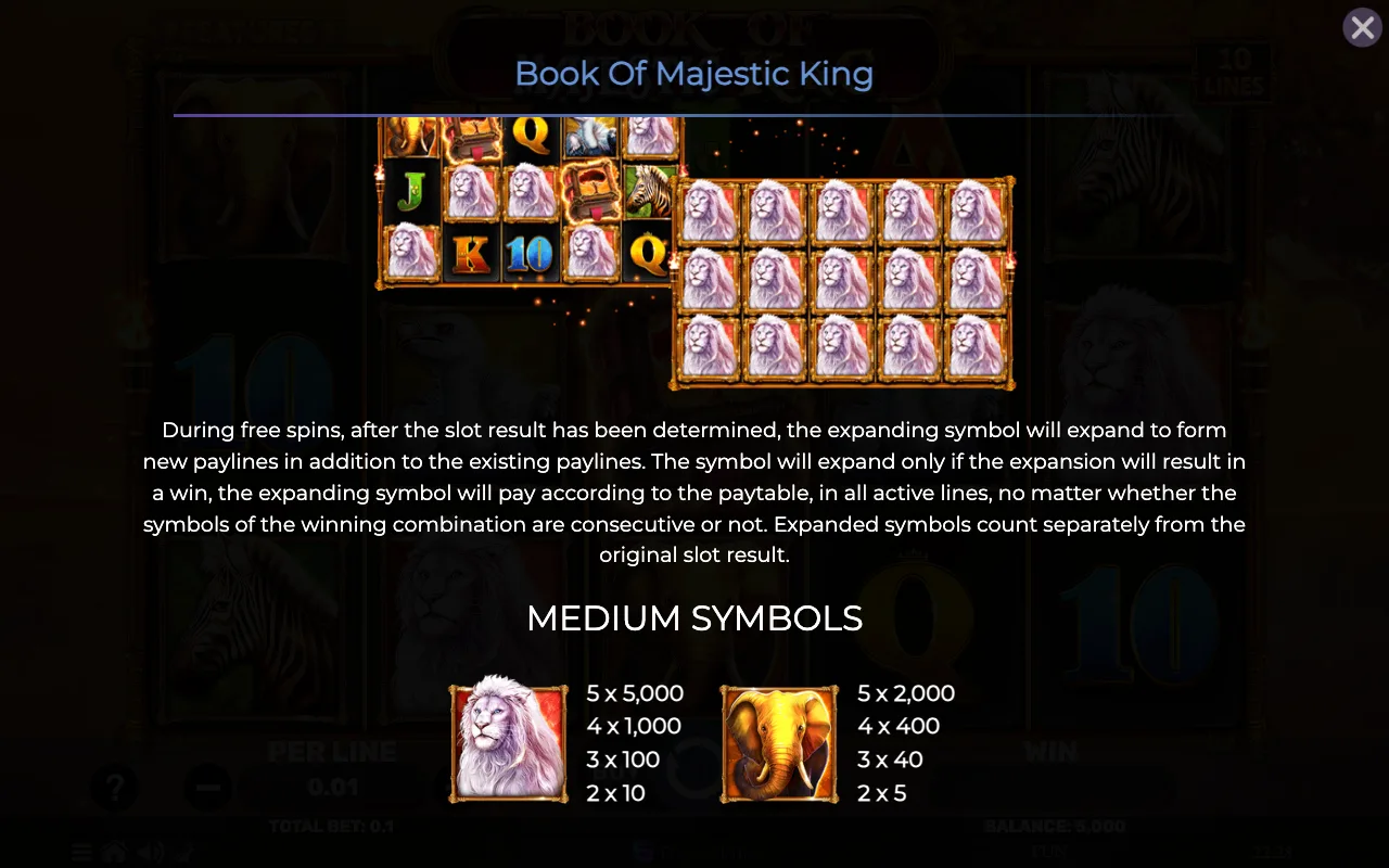 Game rules, page 3 — Book of Majestic King