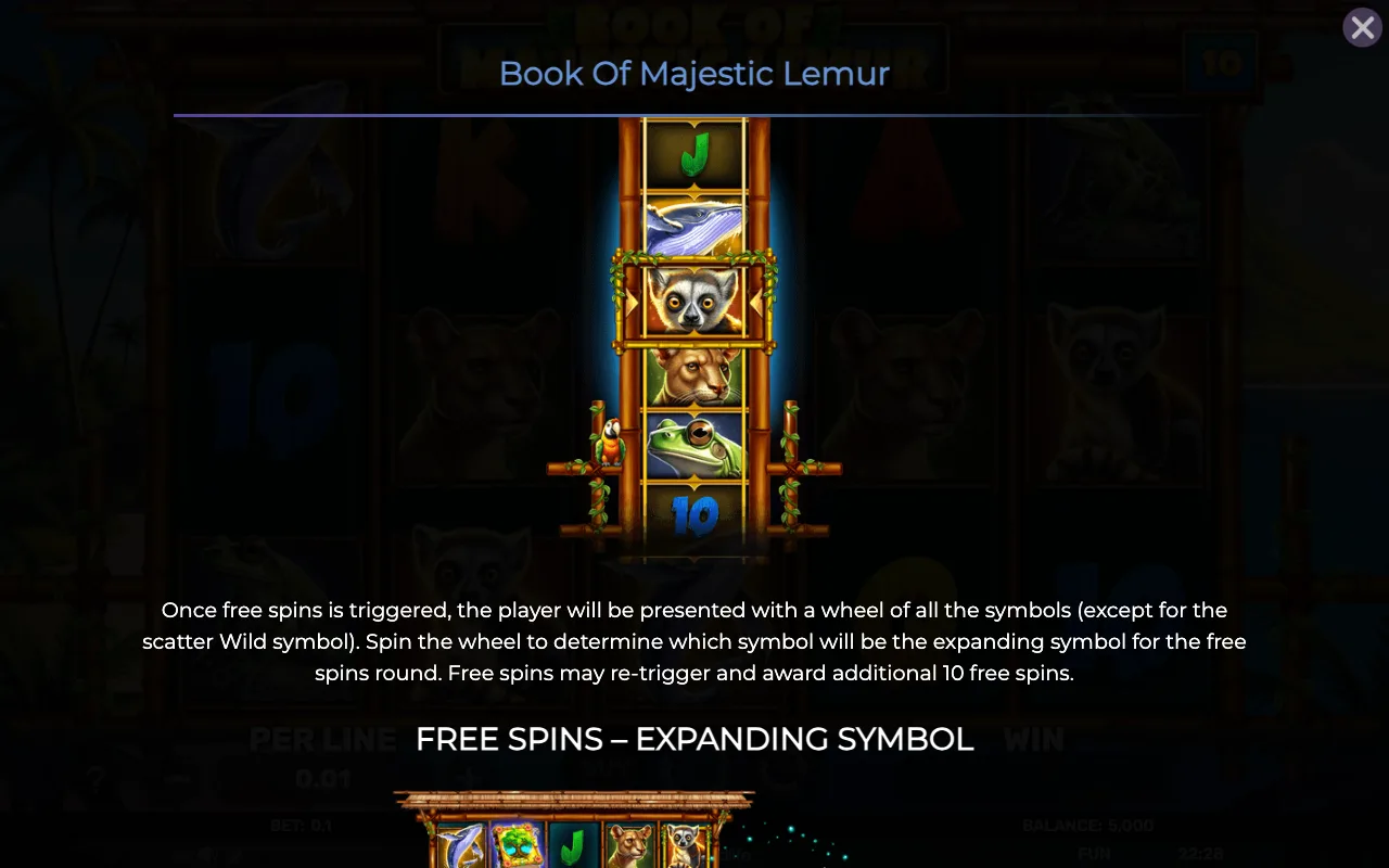 Game rules, page 2 — Book of Majestic Lemur