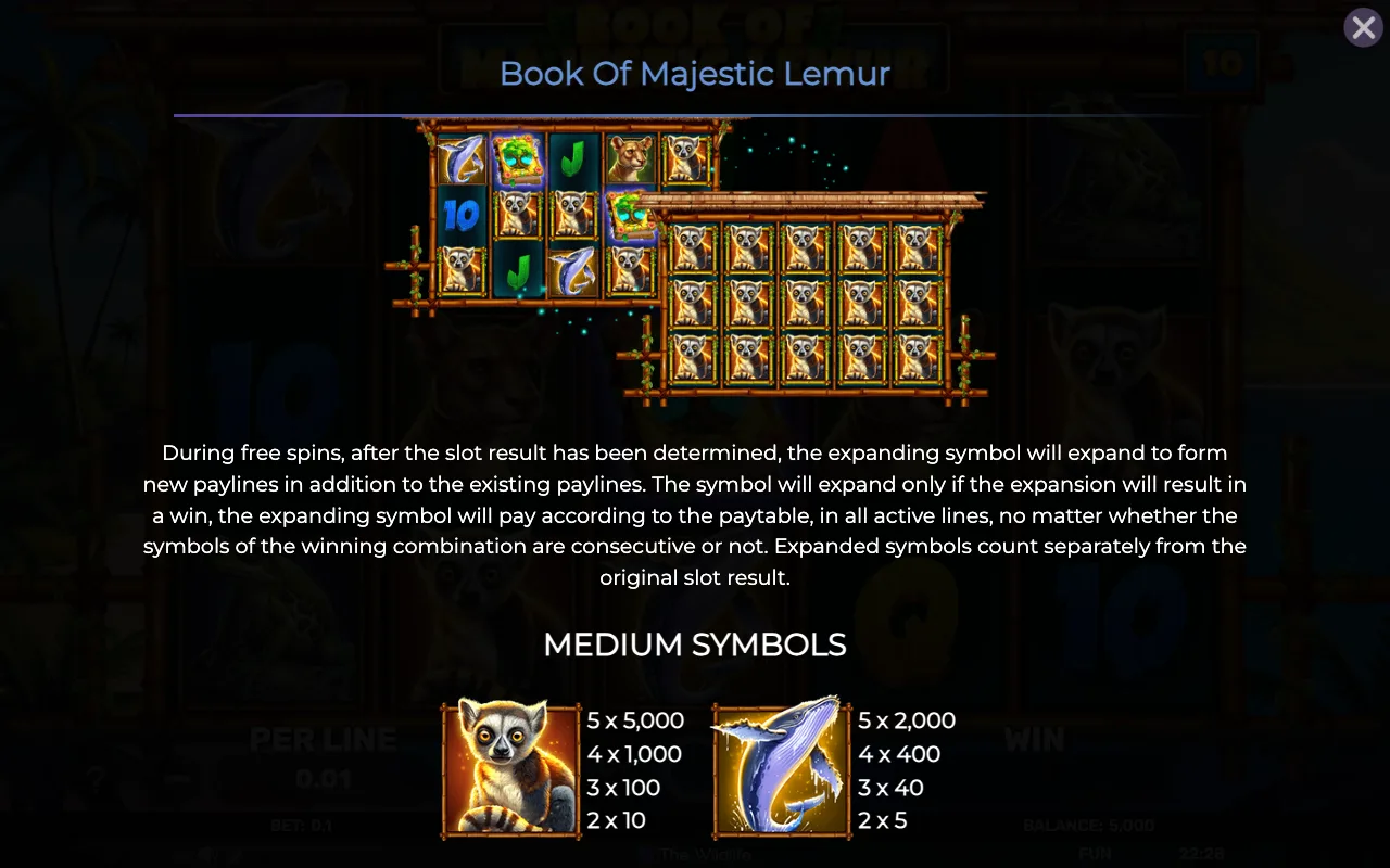 Game rules, page 3 — Book of Majestic Lemur
