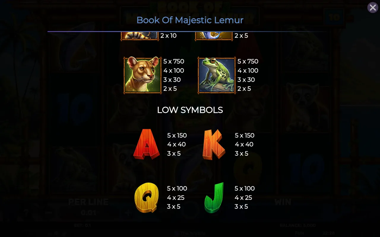 Game rules, page 4 — Book of Majestic Lemur