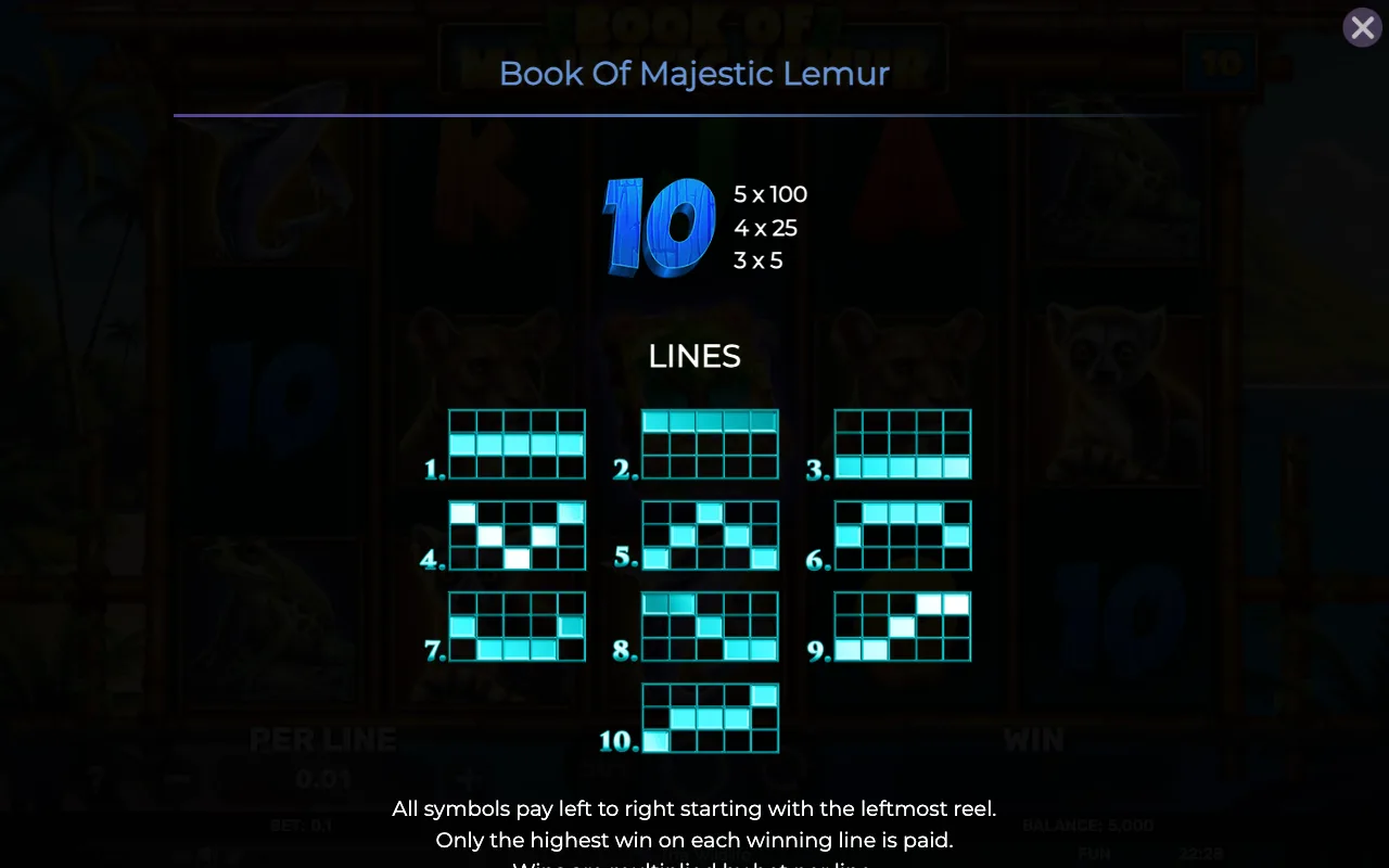 Lines — Book of Majestic Lemur