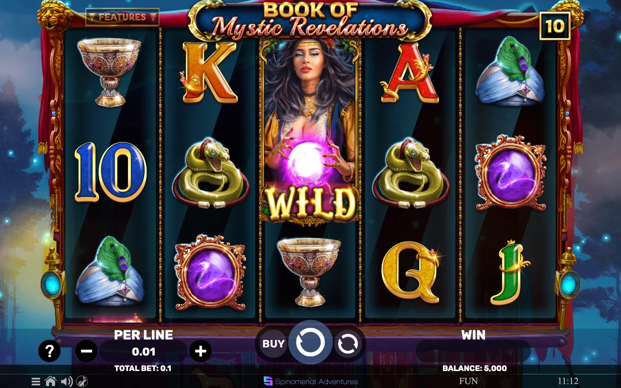 The base game — Book of Mystic Revelations