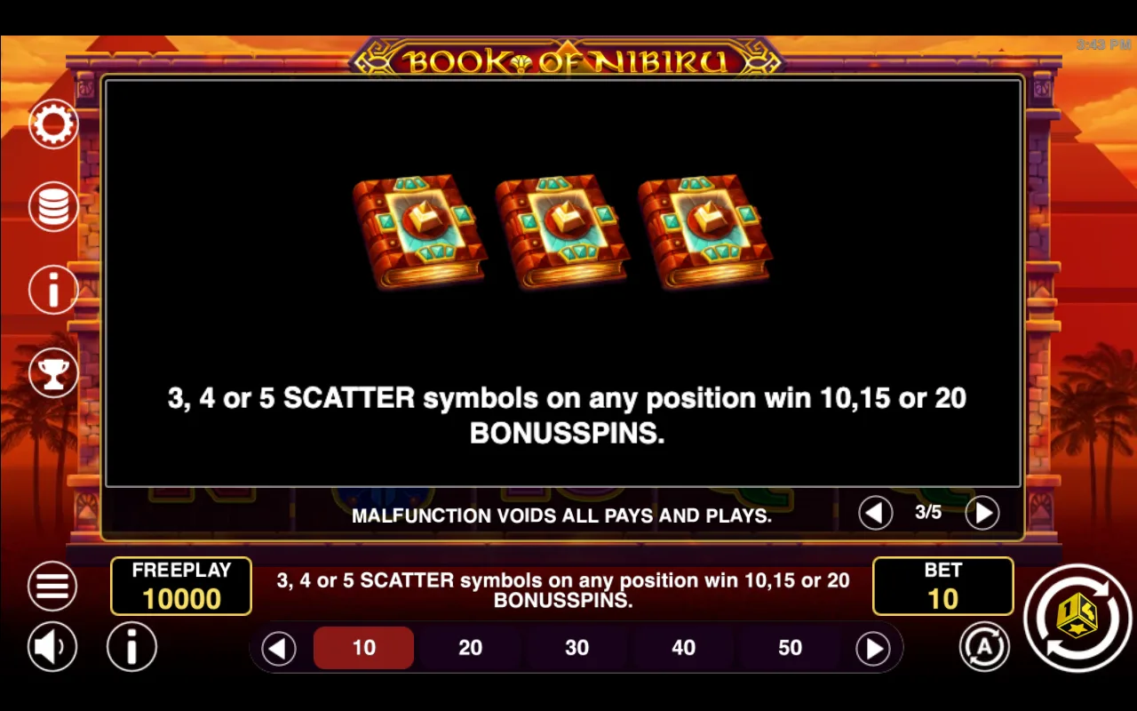 Game rules, page 3 — Book of Nibiru