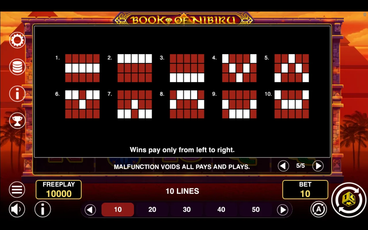 Game rules, page 5 — Book of Nibiru