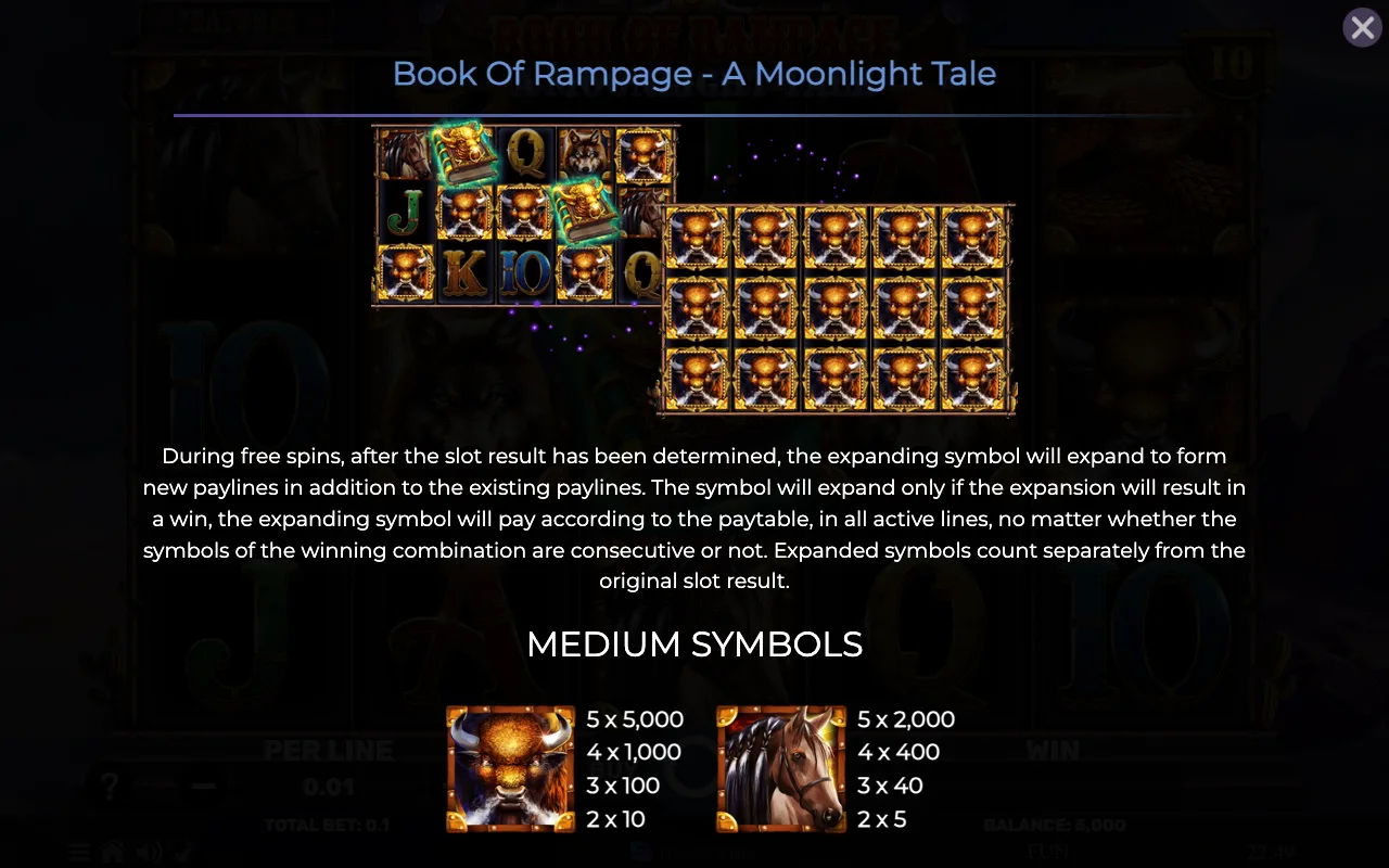 Game rules, page 3 — Book of Rampage a Moonlight Tale
