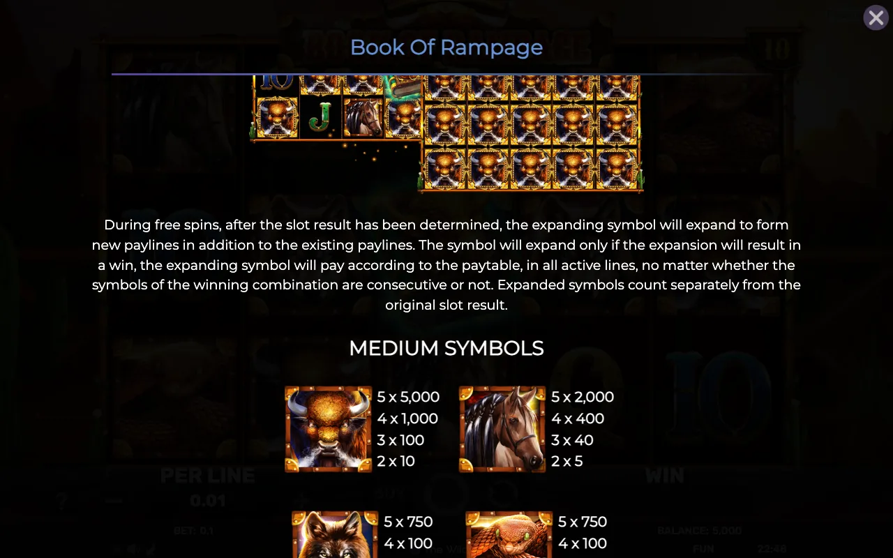 Game rules, page 3 — Book of Rampage