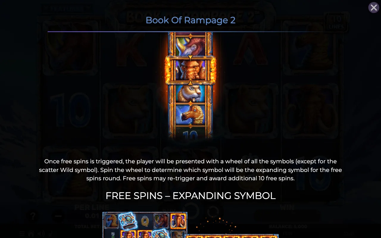 Game rules, page 2 — Book of Rampage2