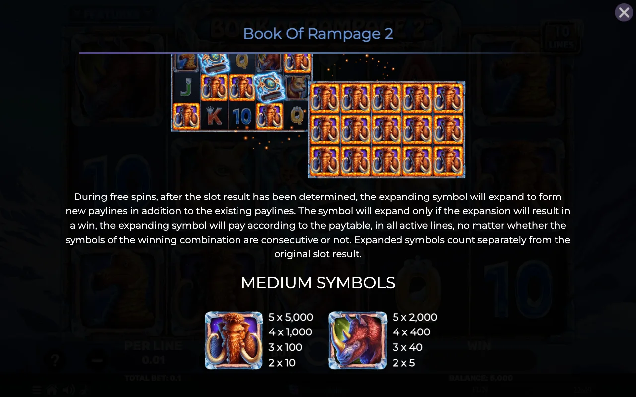 Game rules, page 3 — Book of Rampage2