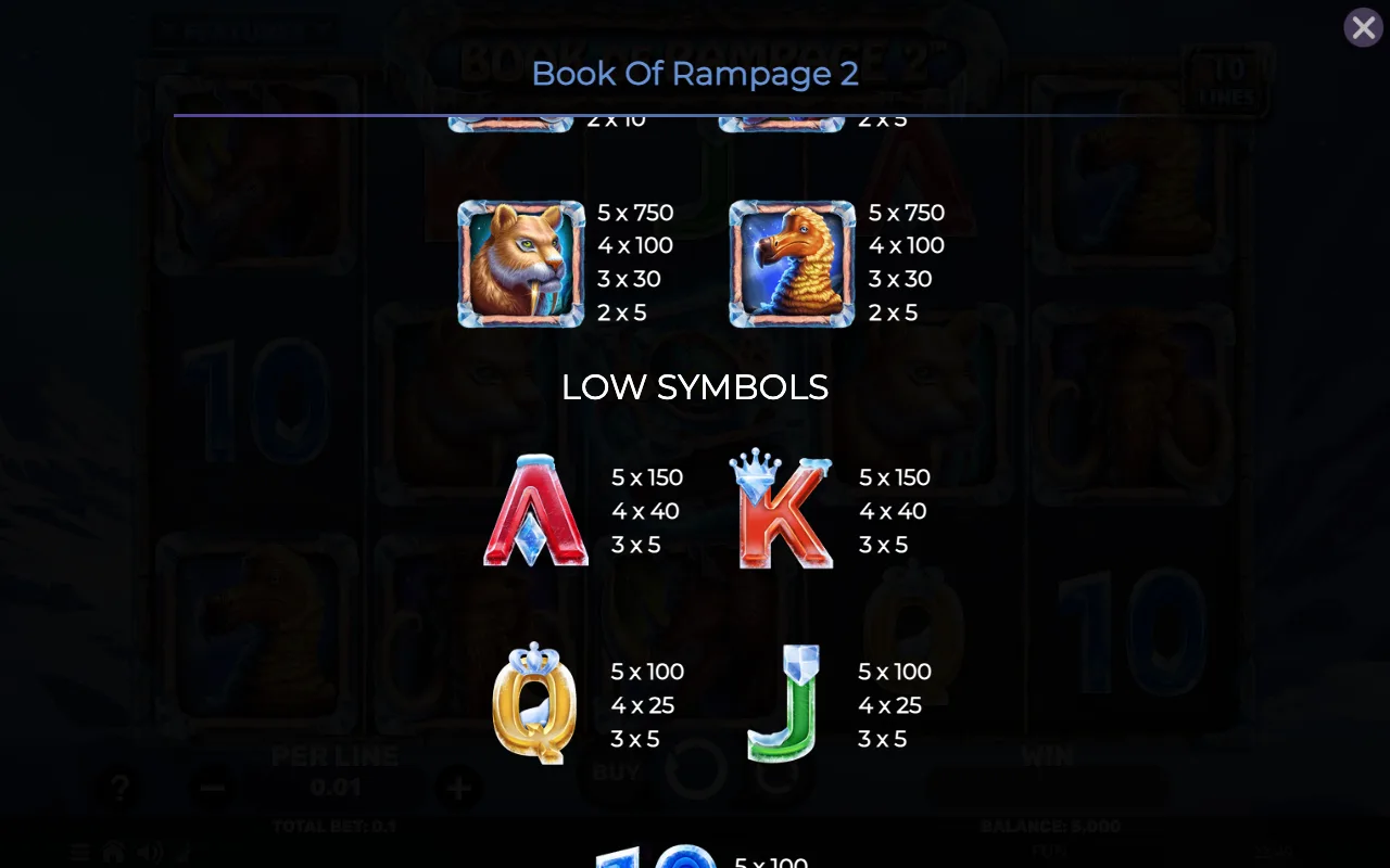 Game rules, page 4 — Book of Rampage2