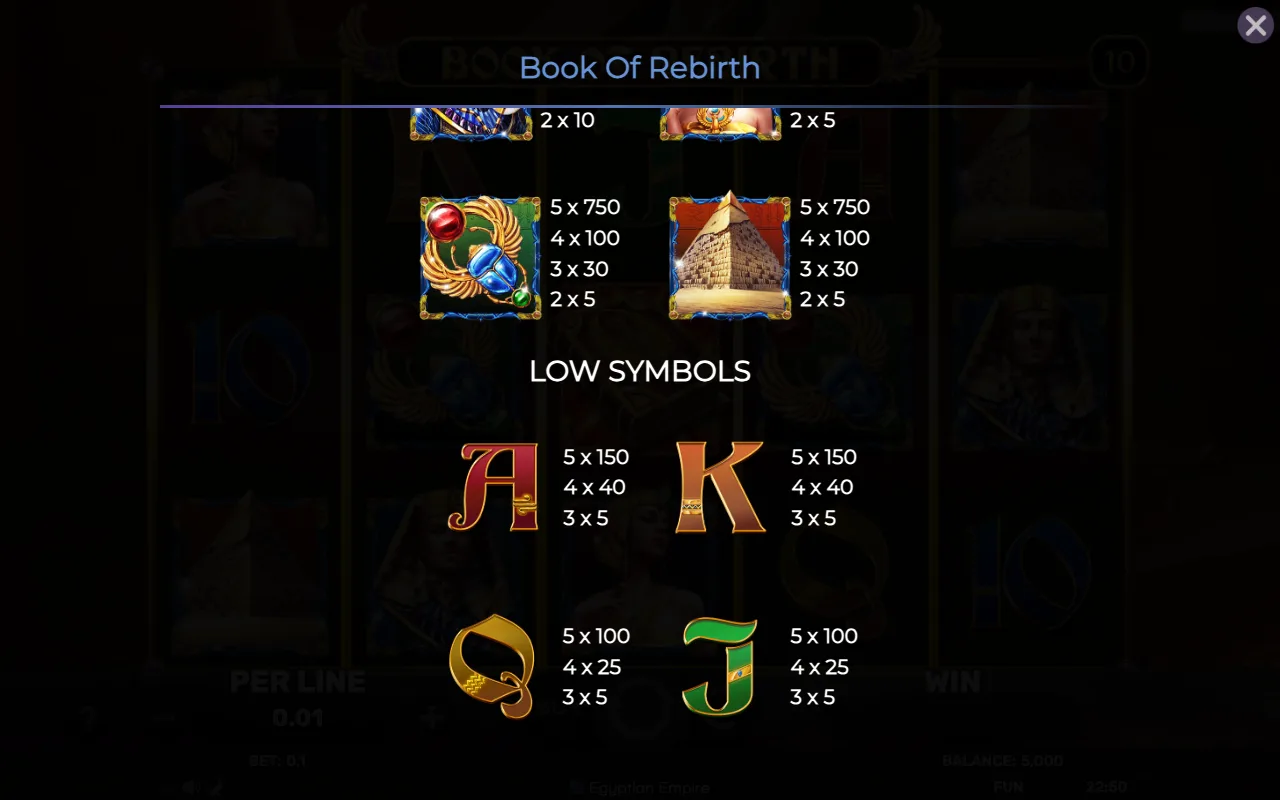 Game rules, page 4 — Book of Rebirth