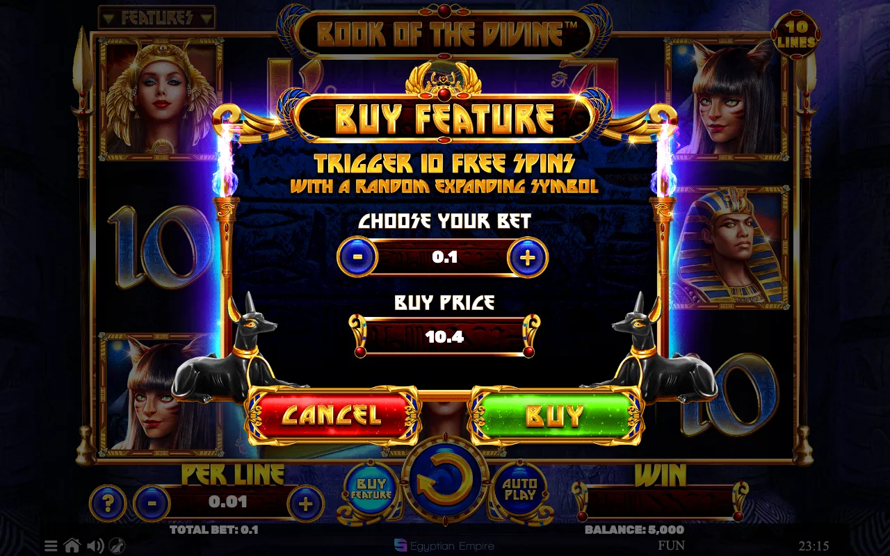 Buying the feature — Book of The Divine