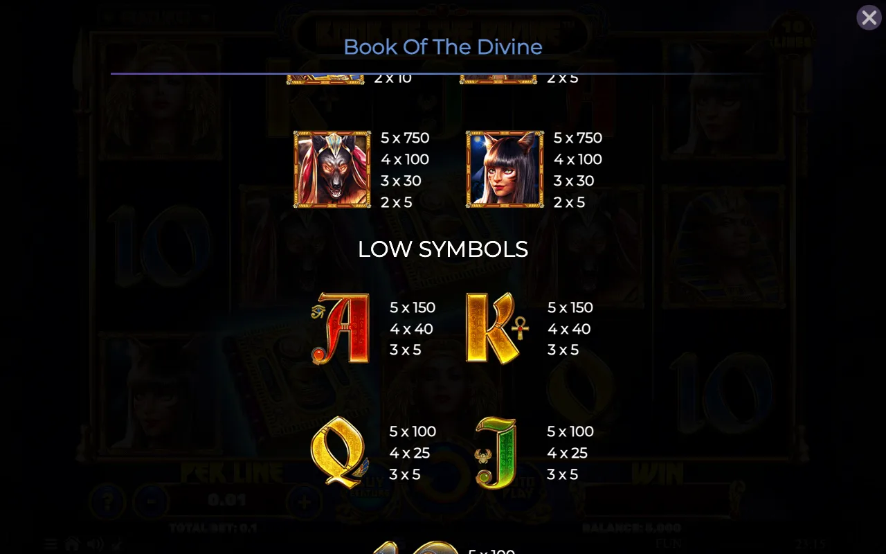 Game rules, page 4 — Book of The Divine