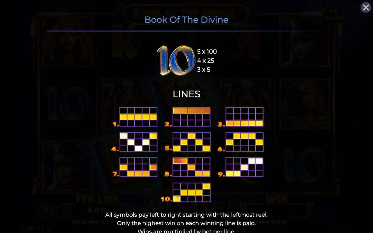 Lines — Book of The Divine