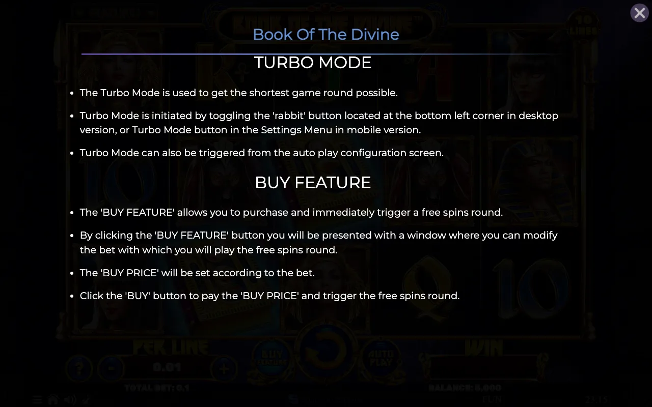 Game rules, page 8 — Book of The Divine