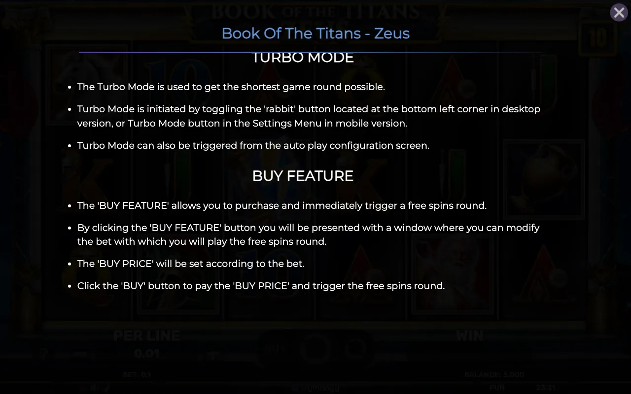 Buy feature — Book of The Titans Zeus