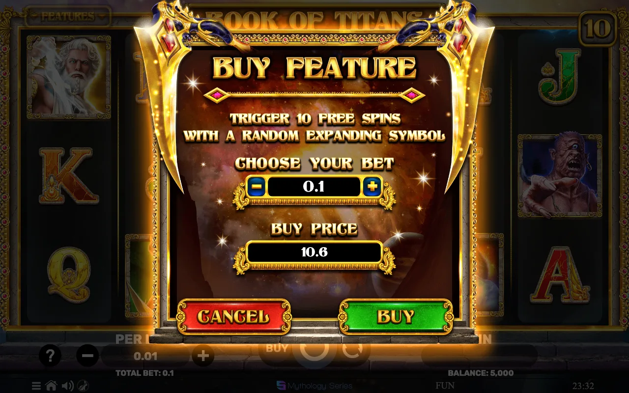 Buying the feature — Book of Titans