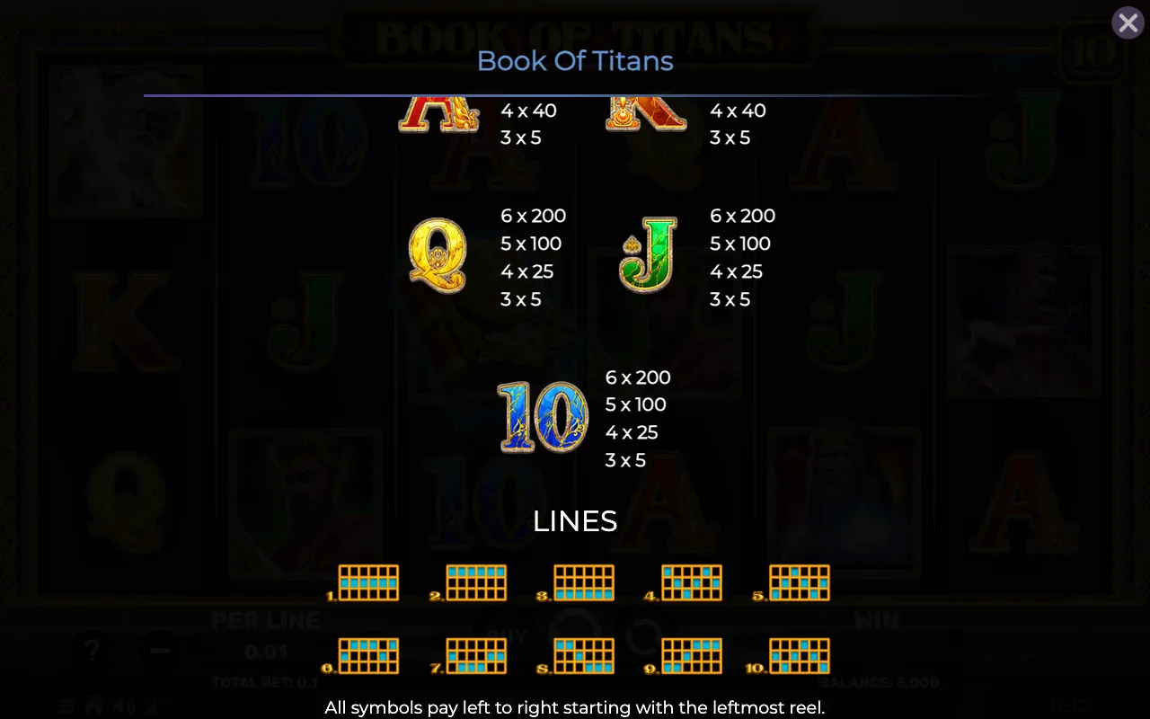Game rules, page 4 — Book of Titans