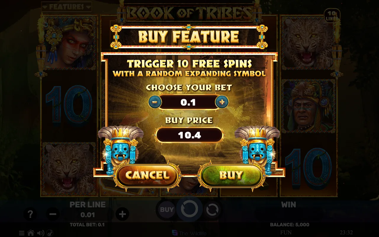 Buying the feature — Book of Tribes