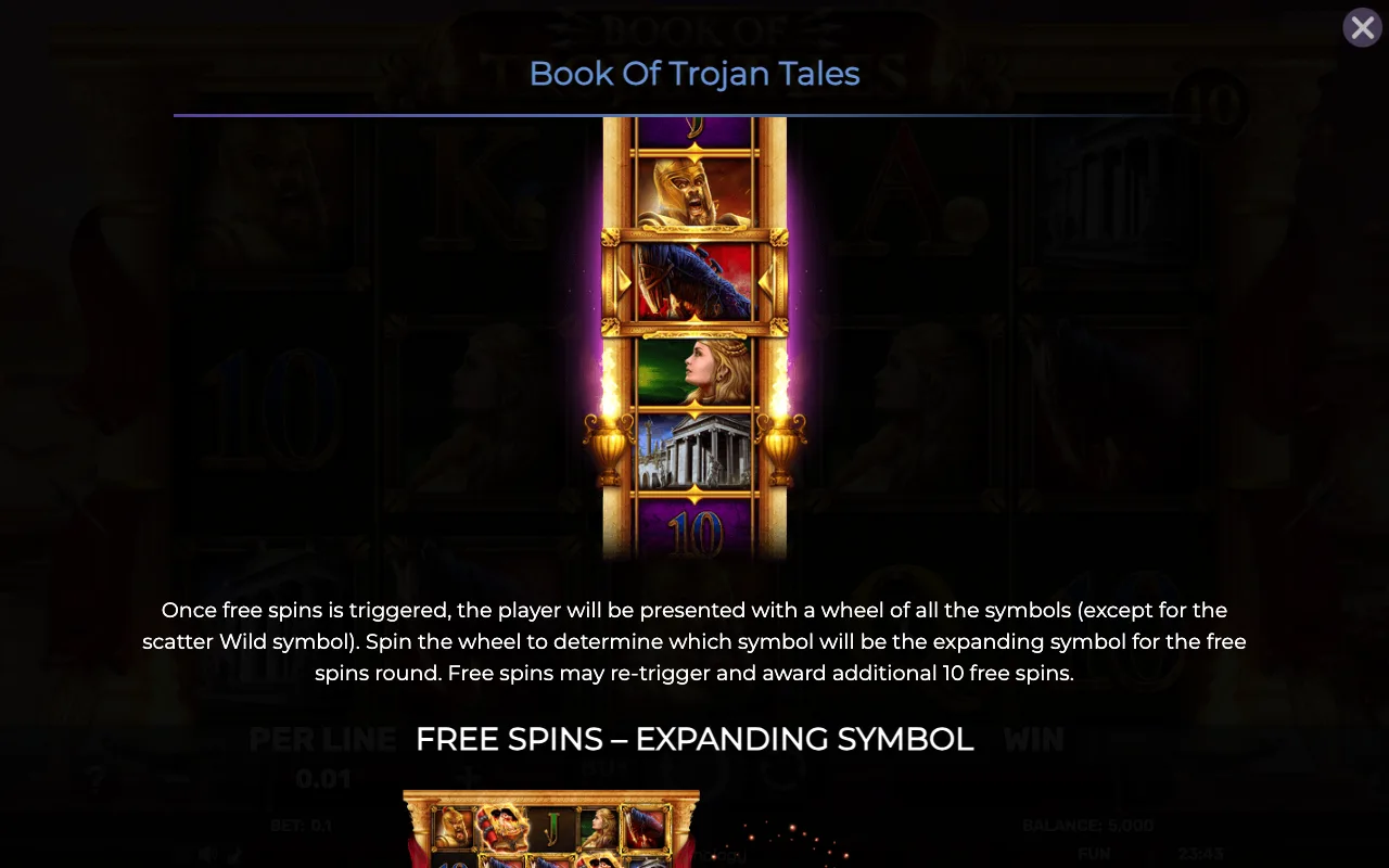 Game rules, page 2 — Book of Trojan Tales