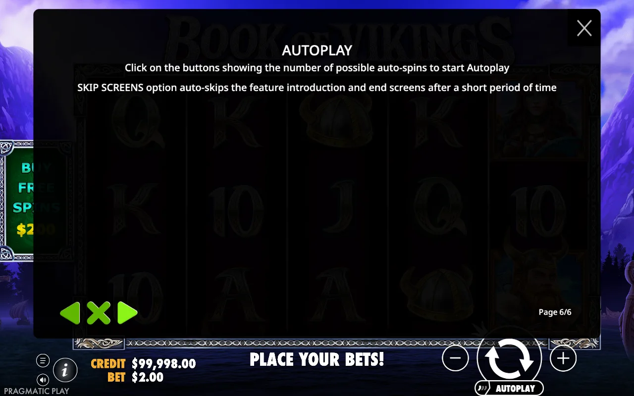 Autoplay — Book of Vikings