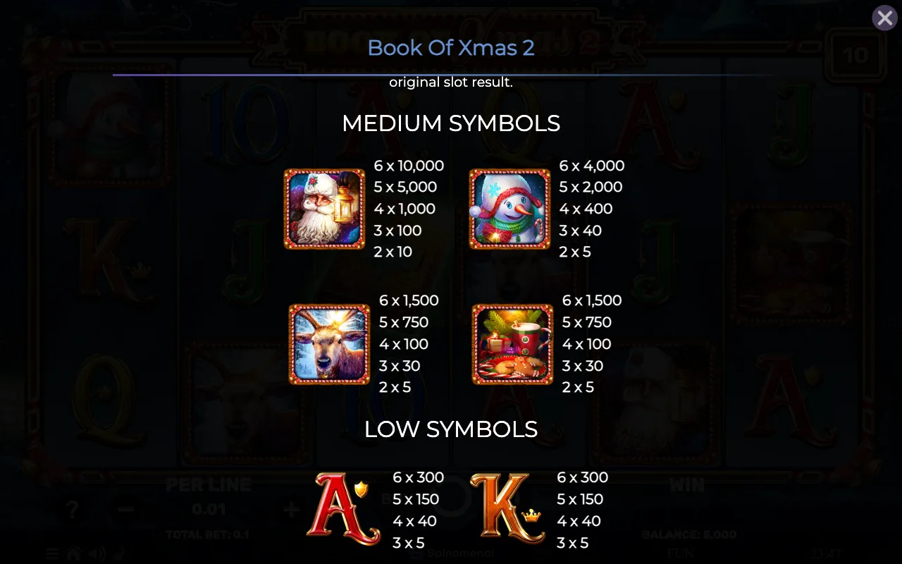 Medium symbols — Book of Xmas 2