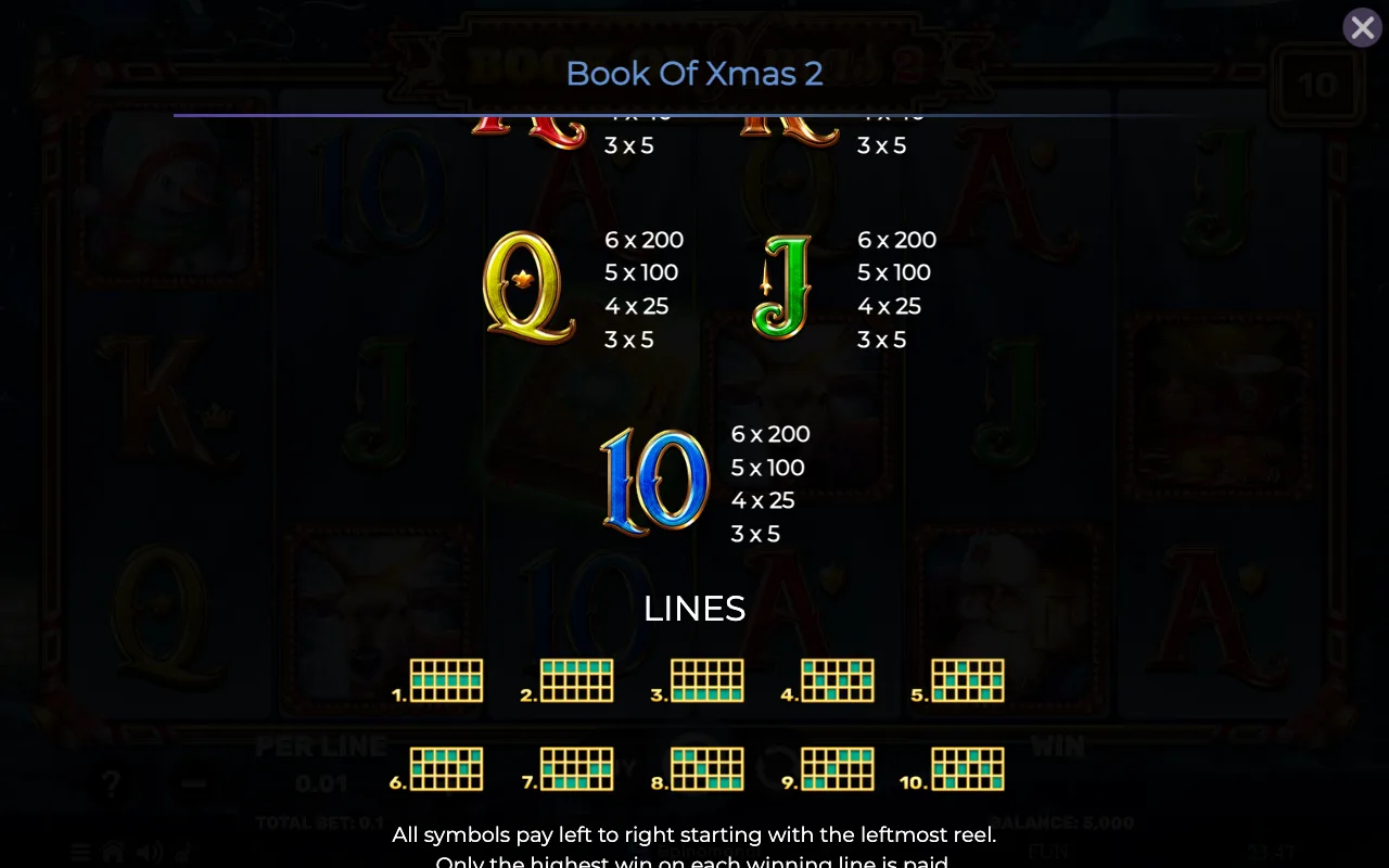 Game rules, page 4 — Book of Xmas 2