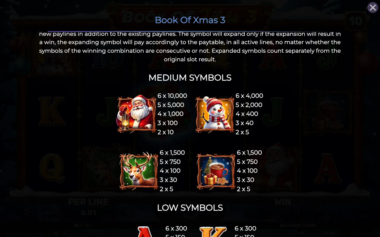 Medium symbols — Book of Xmas 3