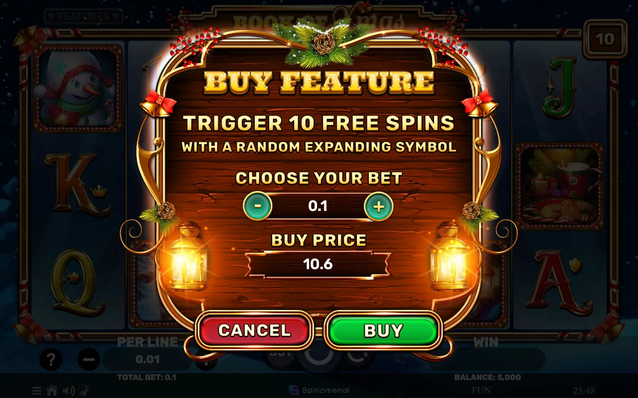 Buying the feature — Book of Xmas Jinglebells