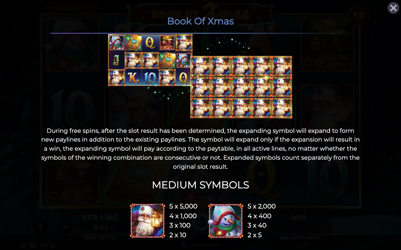 Game rules, page 3 — Book of Xmas