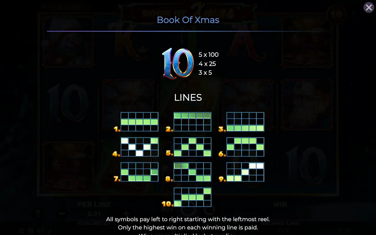 Lines — Book of Xmas
