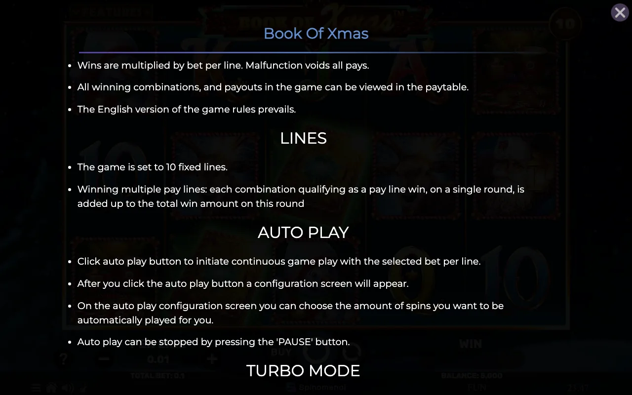 Lines — Book of Xmas