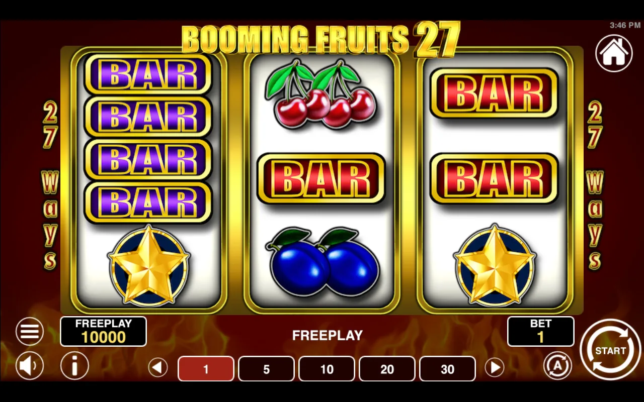The base game — Booming Fruits 27