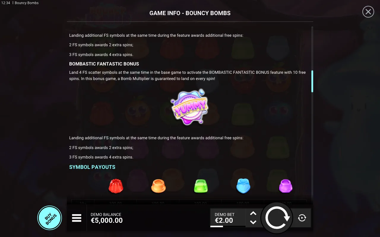 Game rules, page 3 — Bouncy Bombs