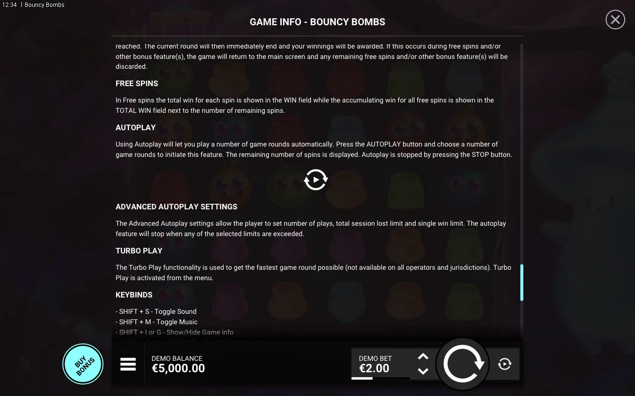 Game rules, page 7 — Bouncy Bombs