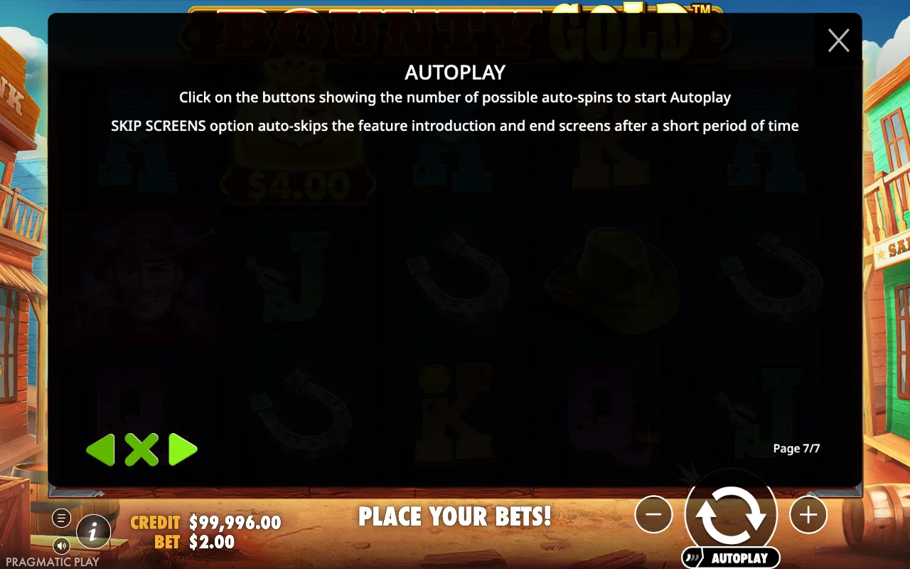 Autoplay — Bounty Gold