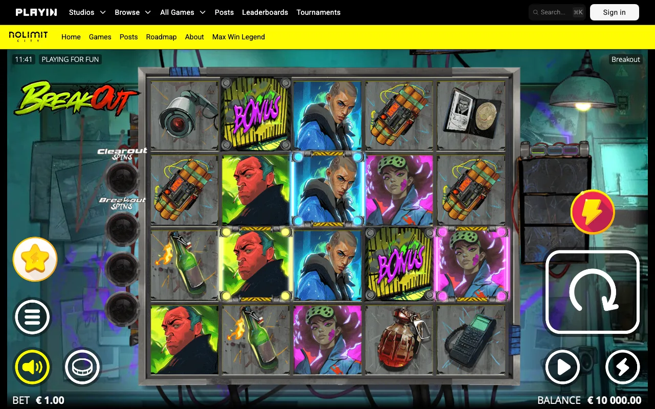 The base game — Breakout