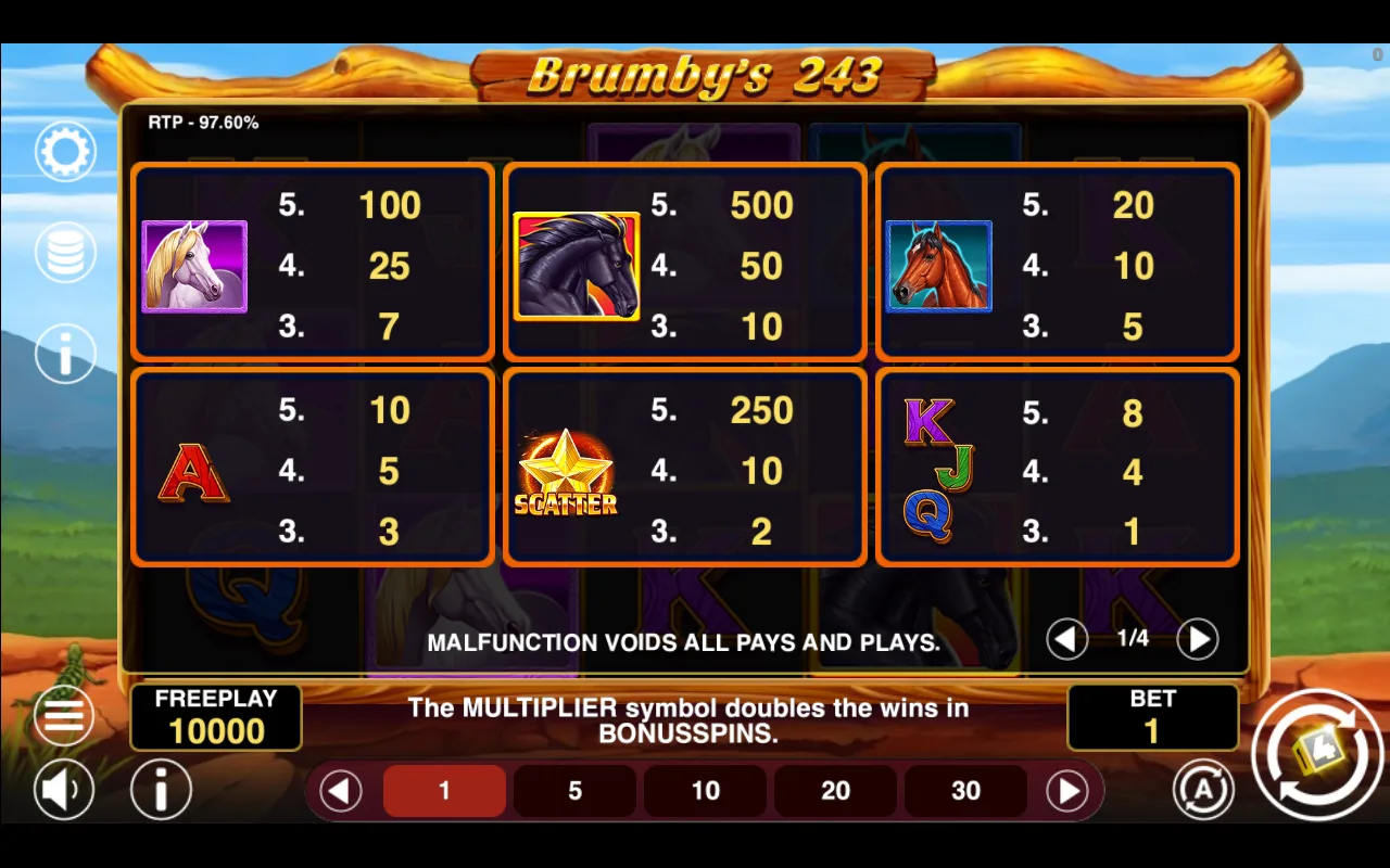 Game rules, page 1 — Brumbys 243