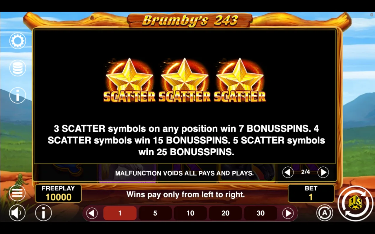 Game rules, page 2 — Brumbys 243