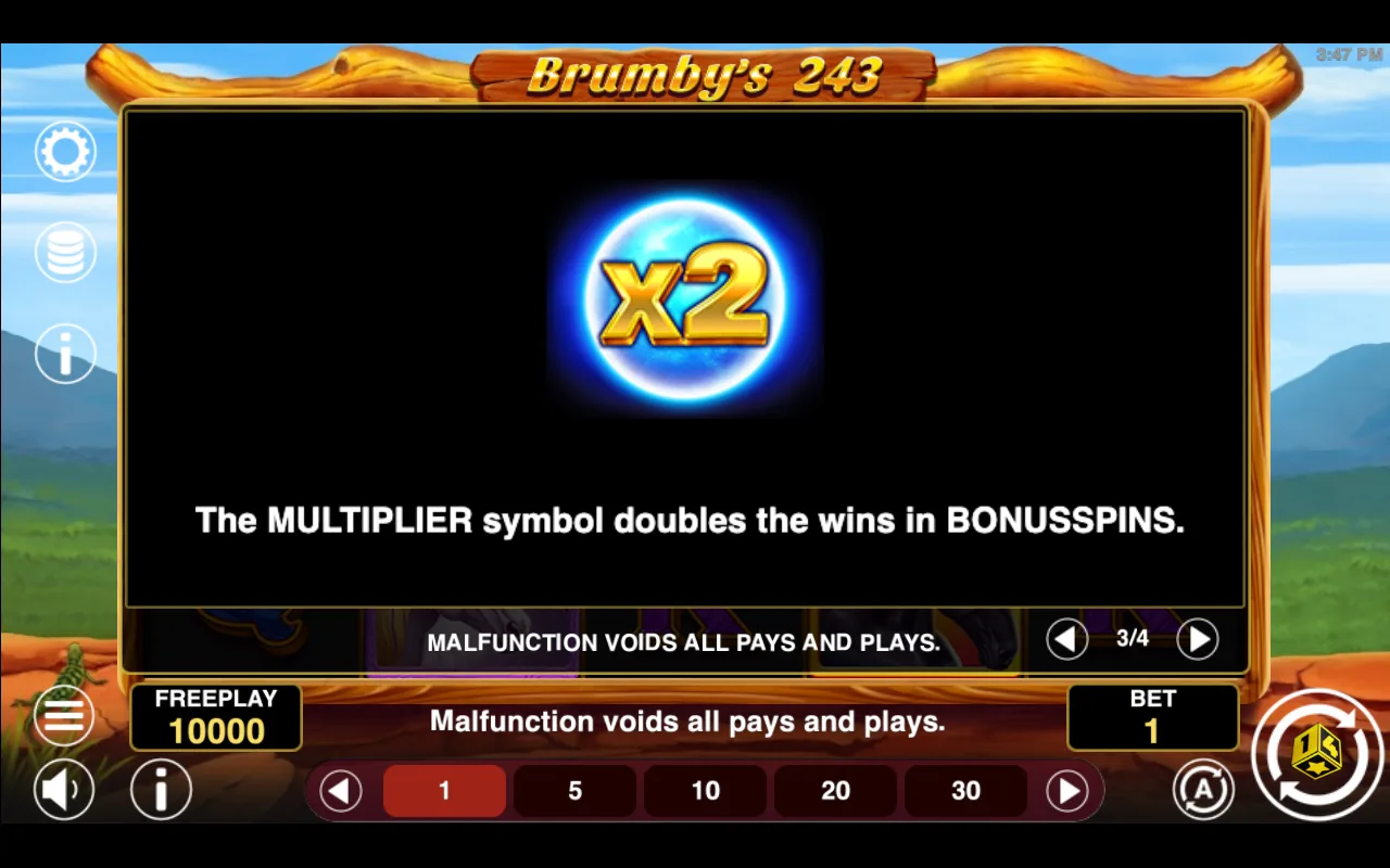 Game rules, page 3 — Brumbys 243
