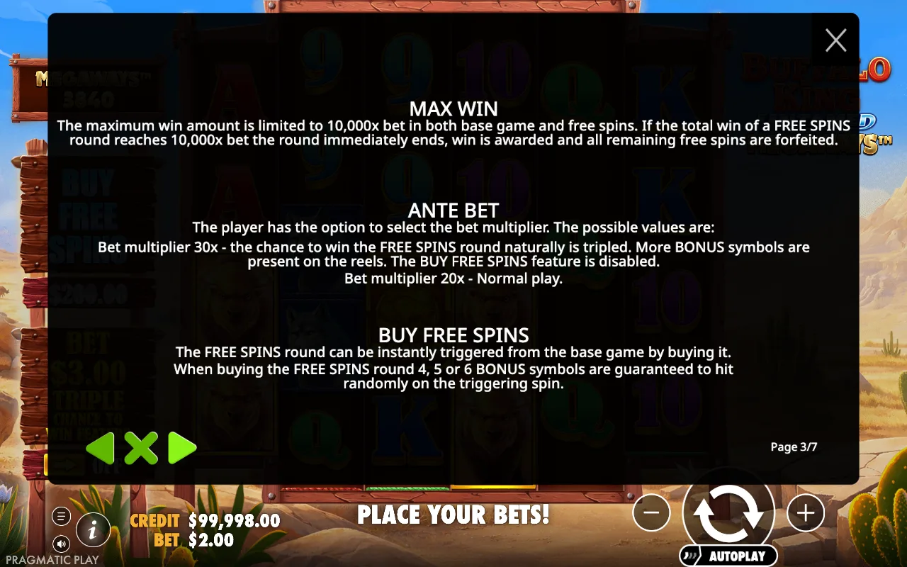Max win — Buffalo King Untamed Megaways