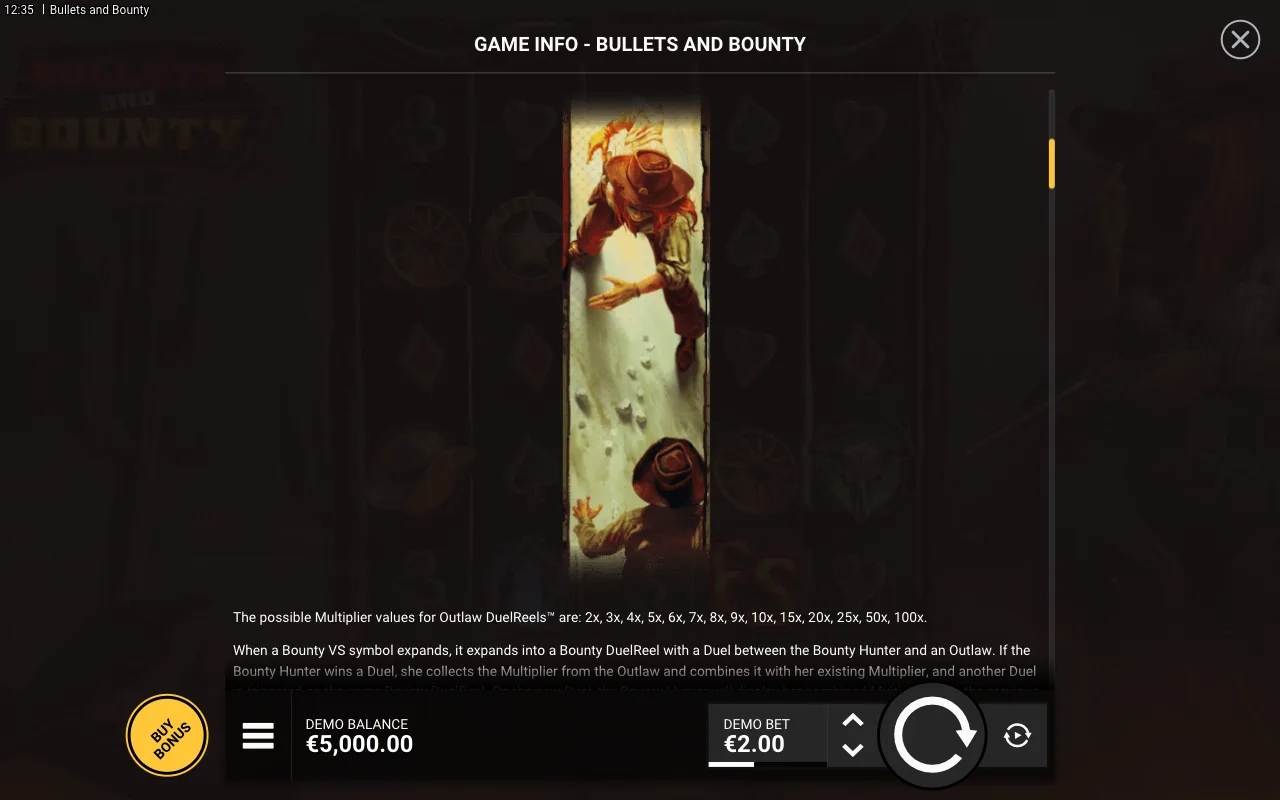 Game rules, page 2 — Bullets and Bounty
