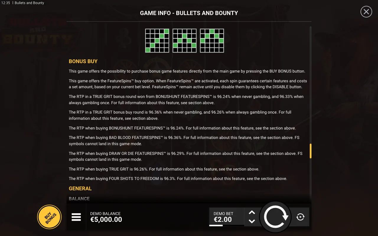 Bonus buy — Bullets and Bounty